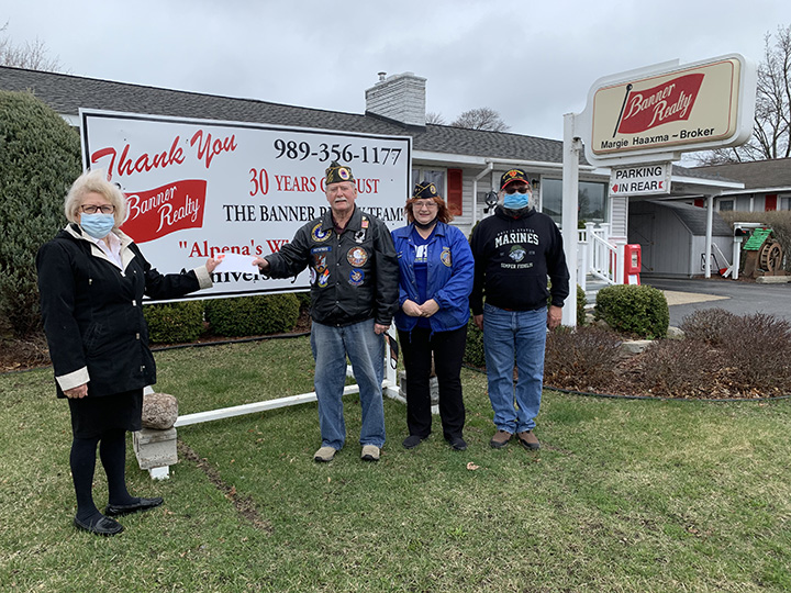 Banner Realty donates to Veterans News, Sports, Jobs The Alpena News